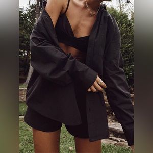 NWT | Commense 3-piece Linen Shorts/shirt/Bra set